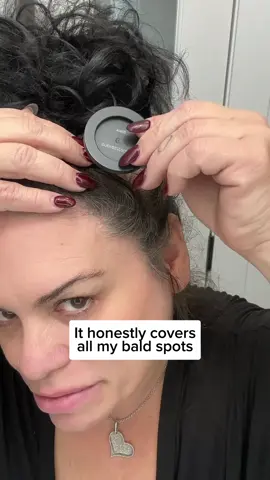 Bald spots? Never heard of them! 💪 #boldify #hairlinepowder #hairloss #thinhair #thinninghair #hairlosssolutions #hairlosstiktok #TikTokBeauty @It’s June Penny 