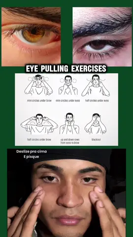Eye pulling exercises 👁️#fyp #GlowUp #eyepulling #eyeexercise #eyes #exercise #pulling #foryou #gotoforyou 