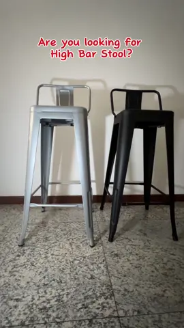 High Bar Stool Kerusi Makan Bar Chair With Backrest stool Kerusi Besi Metal Dining Chair Cafe Chair Steel Chair #TikTokMadeMeBuylt #tiktokshopsgsale #createtowin #foryou #foryourpage #fyp #weeklywedrush #postandwin #postandwin #concertessentials #好物分享 #tiktokshopsg #TikTokShopSGSale @Jaya Decor Mall 