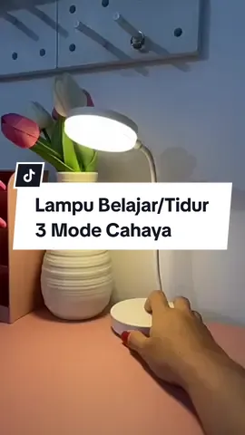 LAMPU BELAJAR/TIDUR 3 MODE WARNA CAHAYA #lampu #lampubelajar #lampumejabelajar #lampuledbelajar #lamputidur #lamputricolour #lampumeja #lampuportable #lampu3mode #lampusentuh 