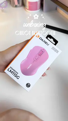 Thay chú chuột màu hồng mới thui nào - Dareu LM115G 💓 #unboxing #unboxingvideo #unboxingasmr #dareu #fyp #xuhuong #livestream 