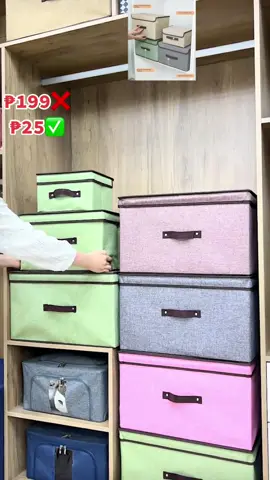 Plain color Foldable Storage B#clothestorage#storage #storagebox #linenstorage #foldablestoragebox 