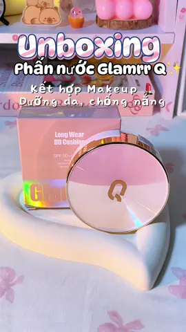 Mình quên Bóc Seal Gương rồi🥺Có gương soi nha mọi người🪞. Phấn xịn lắm luôn á✨💄 #unboxing #makeup #glamrrq #phannuoc #fyp #viral 