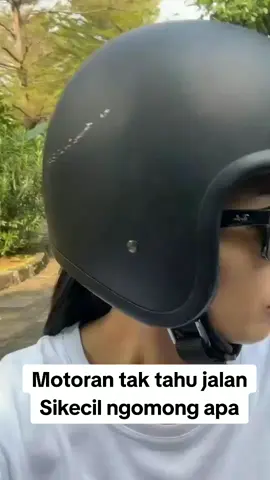 Motoran tak tahu jalan Sikecil ngomong apa sih 😁 #nabilaputri  #artisindonesia  #ladybiker 