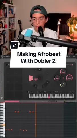 Replying to @Happy making afrobeat with Dubler #dubler2 #vochlea #beatbox #flstudio #afrobeat #rnb #beats 