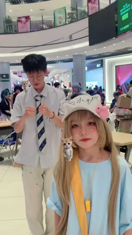 à rí ga tô 👽🫶🏻 cảm ơn mng vì đã đén chơi với em nhé iu mng rất nhìuuuu 🌷 @linhng2104  #kesshouban #cellsatwork #cosplay 