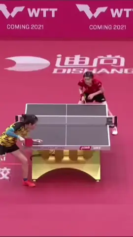 Record this amazing point 🤯 Never ending table tennis rally 🏓 During an intense table tennis match, two women astonished the audience with an exceptional rally. This rally table tennis is now celebrated as the biggest rally in recent memory. The crowd watched in awe as the two players exchanged rapid, precise shots, demonstrating incredible skill and endurance. This remarkable performance not only highlighted their talent but also emphasized the high level of competition in women's table tennis. #tabletennis #pingpong #tennisdetable #women #chinese #WTT #tennisdemesa #amazing 