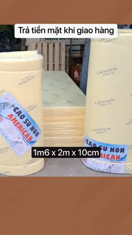 NỆM 1m6 x 2m x 10cm CAO SU NON AMERIACN ÊM ÁI, 2 MẶT LỖ THÔNG HƠI THOÁNG KHÍ #đệm #phongnguxinh #demgiuongngu #dogiadung #demcaosunon #noithat #review 