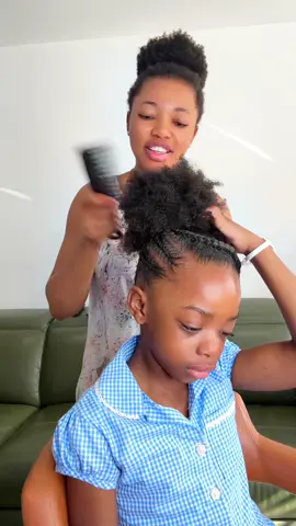 Kids hairstyle for school #naturalhair #childrenhairstyle #kidshairstyles #hairtransformation #olivia_chukwu 