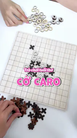 Sản phẩm trò chơi tuổi thơ Cờ Caro vẫn đang rất hot, cả nhà tham khảo ngay cho bé nhé!!#tuoithotoi #caro #quatang #bachmoc 