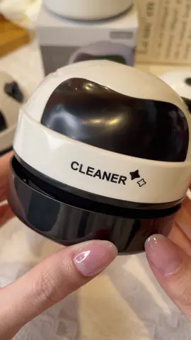 This mini desktop robot vacuum cleaner, compact and portable, is designed for office and study. With USB charging, it effortlessly clears desktop trash, keeping your workspace tidy. 🤖✨ #MiniVacuum #DeskCleaner #TidyWorkspace