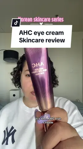 AHC Agless Eye Cream Review’ a hard pass on this one 😒 #selfcarecheck #selfcareday #selfcare🌼 #SelfCare #selfcaretiktok #skincarekorea 