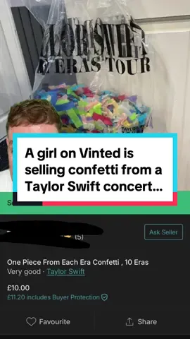 i have so many questions #vinted #taylorswift #confetti 