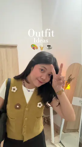 Bosen basic outfit? Pake vest solusinya 😜 koleksi knit top dari @Knit You lucu2 semuaaaaa!!! ☹️🫶🏻🎨🍭 #outfitideas #outfitinspo #fyp #outfitcheck #fitcheck #OOTD #TikTokFashion #fashiontiktok 