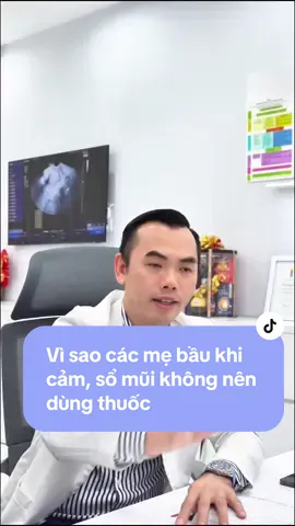 Vì sao khi bị cảm, sổ mũi các mẹ bầu không nên uống thuố.c?? #bsthach #hiemmuonmongcon #ivf #LearnOnTikTok #ydgr 