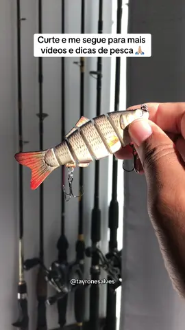 Isca lambari articulada #pescaria #viralvideo #pesca #pescaesportiva #iscaartificial 