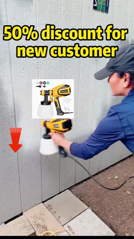 te muestro esta pistola de spray qué esta muy buena te la recomiendo al 100% para trabajos manuales del hogar #TikTokShop #toopowerful #TTSACL #powertools #virales #tiktokshop #legendario #tools #spraypaint #spraypaint #pintura #pintores 