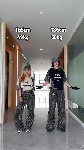 Female male ver | S vs L size #personsoulootd #personsoulss24 