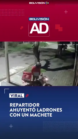 Un repartidor se enfrentó a ladrones con un machete cuando planeaban robarle sus pertenencias. 🦸‍♂️💥 #Héroe #Repartidor #Valentia #Viral #Noticia