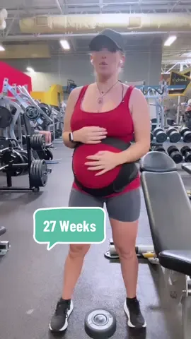 👶👶 27 weeks pregnant with twins and crushing those workouts! 🏋️‍♀️💪 Don't ask how, just watch me go! 🌟💥 #TwinMom #PregnantWorkout #StrengthInPregnancy #MomToBe #TwinPregnancy #FitMomToBe