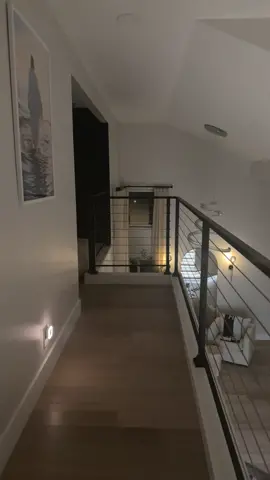 Upstairs view of the living room at nighttime. #Home #housedecor #interiordesign #zen #beautifulview #renovation #livingroomdecor 