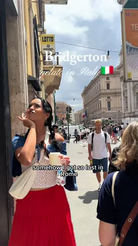 Try the lady whisteldown flavor 🤭 #bridgerton #italy #gelato 