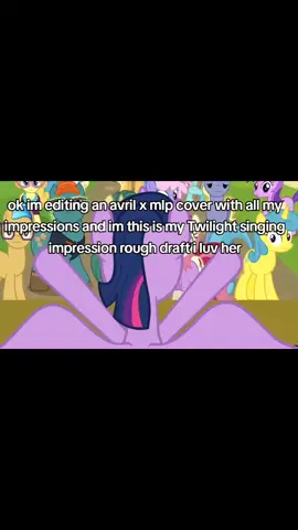 courtesy of siivagunner's og one but I'm trying to challenge myself 😈💪 some voices are hard!! #mlp #mlpedit 