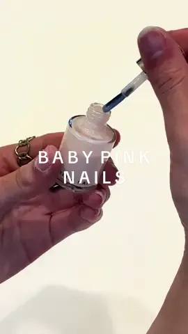 doing your own nails >> 💅🏼 #nails #babypink #creatorsearchinsights #foryou 