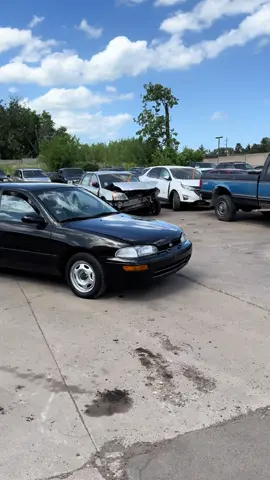 Geo Prizm Time Capsule and a Ford F-250 member of the high mileage club ! #geoprism #geoprizm #fordf250 #fordtrucks #90scars #highmileageclub #autorecycling #junkyard #autopartscity 