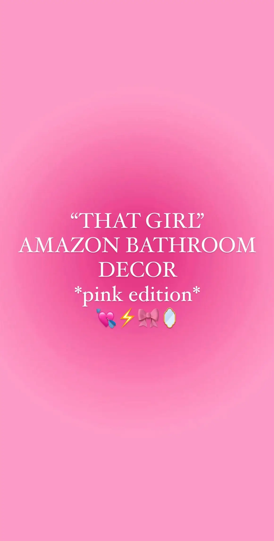pink pink pink!! #aesthetic #foryoupage #thatgirl #bathroom #inspo #decor #dorm #dormlife #itgirl #preppyaesthetic #pinkdecor #dorminspo #college #amazon #musthaves #foryoupage #amazonmusthaves #shopping #Lifestyle #collegelife #incomingfreshman #collegelife 