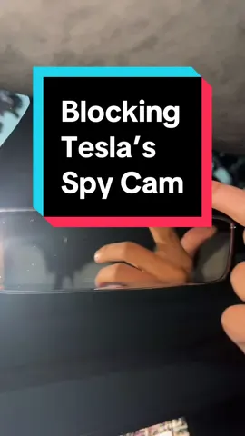 Can you block the Tesla interior camera?? #carterpcs #Tech #techtok #gaming #techfacts #tesla #plaid 