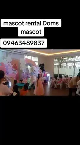 para maging masaya ang party ng mga children mag p book na saamin. Doms mascot