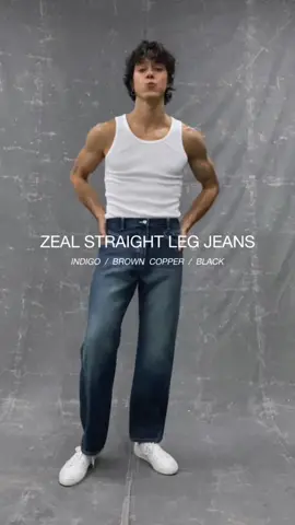 เทียบ 3 สีชัด ๆ 🤩 — Zeal Straight Leg Jeans กางเกงขากระบอกเล็ก สีด้วยกันถึง 3 สี!  📍พร้อมส่ง จิ้มตะกร้าเลย  🖤 Black 💙 Indigo 🤎 Brown Copper #mergefriends #TikTokFashion #คลาสแฟชั่น #กางเกงยีนส์ #กางเกงยีนส์ทรงกระบอกเล็ก #jeans 