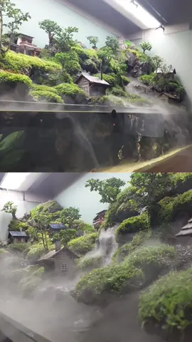 Update paludarium pelindo tower 😎 #aquascaper #aquascape #aquarium #aquariumhobby #nickzaquascape #art #home #gallery #paludarium