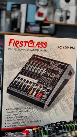 Power Mixer Firstclass FC 609 PM 6 Chanel dengan Watt 500x2 Harga 2.100.000 #fyp #ianshopsemarang #ianshopelektronik #powermixer #powermixerterlaris #power #powerampli #amplifier #rekomendasi #firstclass #capcut #mixer6channel  #EkspresikanDenganCapCut 