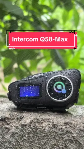 Intercom waterproof Q58-Max #intercom #intercomhelm #helmetintercom #intercomhelmmurah #waterproof #q58max 