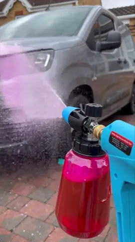 Foaming it up with @Autobrite Direct Snow Fairy Superfoam  #asmr #satisfying #detailing #cardetailing #snowfoam #foamy #carwash #washcar #pink #fyp #oddlysatisfying 