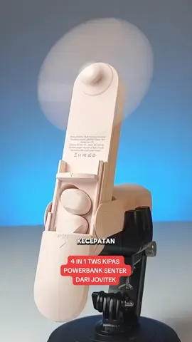 4 in 1 tws kipas powerbank senter dari jovitek #twskipas #twspowerbank #twssenter #jovitek #4in1 #rekomendasitws #barangunik #twsmurah 