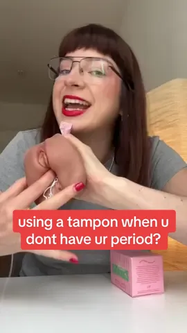 Replying to @Shantelle's don’t wear tampons when you don’t have your period ‼️ Always read the label and follow the directions for use. Tampons are inserted into the vagina to absorb period flow. Shown: Moxie Organics regular tampons (approx. 11g absorbency), for medium flow. #tampon #tampontok #tampontips #period #periodtips 