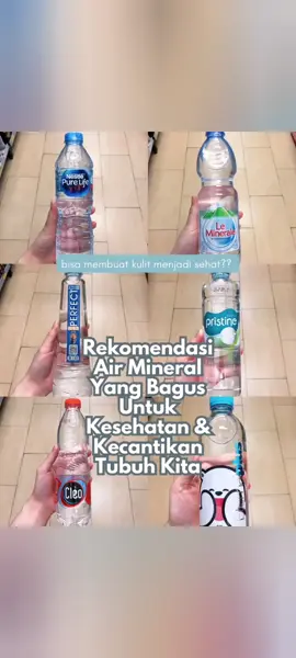 Rekomendasi Air Mineral yang Bagus Untuk Kesehatan & Kecantikan #tiktokviral #titkoknews #airmineral #airminumsehat #airminumfavorit 