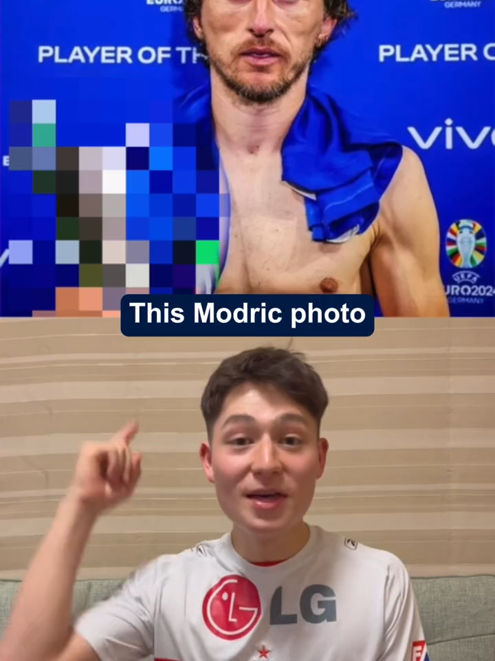 They really made Modric pose for a picture😭😭 #EURO2024 #croatia #Soccer #fyp