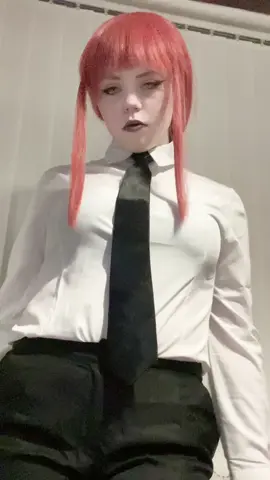 might get into power tonight yay #tiktokpoll  Tags: #fyp #cosplay #cosplayer #chainsawman #makima #makimacosplay #makimacsm #csm 