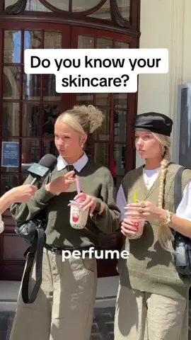 How well do you know your skincare? 🤓 #cleanbeauty #skintok #streetinterview #quiztime 