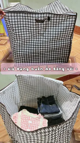🤍 Túi vải đựng quần áo bằng vải của Deli dung tích lớn lắm #fyp #xh #xhtiktok #LearnOnTikTok #muataitiktok #unboxing #tiktokshop #giodungdogapgon #tuidungquanao #tuidungdo #tuivaidungquanao 