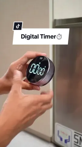 Digital Timer⏱️  Cocok untuk dipake memasak atau aktifitas lainnya bisa hitung maju atau mundur, praktis banget karna bisa ditempel pake magnet jadi bisa ditempel ke kulkas, cooker hood dll👌 #kiipwireless #timer #stopwatch #digitaltimer 