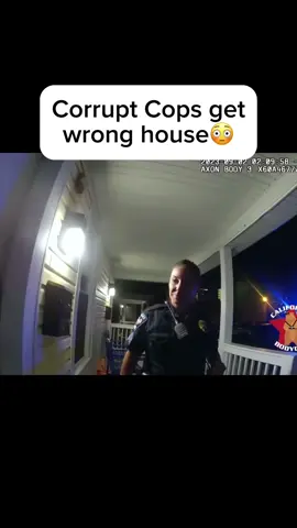 When cops get the wrong house😳 #bodycam #copcam #bluecam 