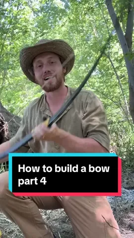 Finishing my bow with pine sap How to build a bow part 4 #nature #survivalskills #bowandarrow #survivalskills #bushcraft 