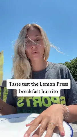 Review of the Lemon Press breakfast burrito on Nantucket #nantucket #nantucketisland #nantucketsummer #nantucketthings #ack #nantucketfood #nantucketfoodrecs #food #FoodTok #tastetest #foodreview 