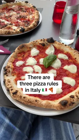 The Three pizza rules in Italy 