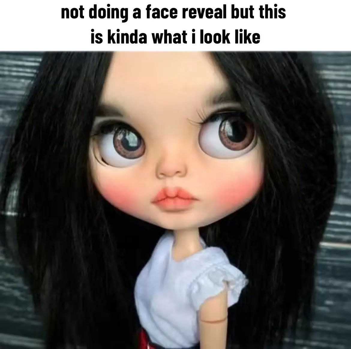 how do you guys find dolls look exactly like you… #blythedoll #facereveal #trending #fypシ゚viral #foryou 